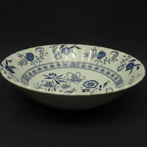 J. G. Meakin England China BLUE NORDIC 8 3/8 Inch Round Serving Vegetable Bowl - Picture 3 of 4
